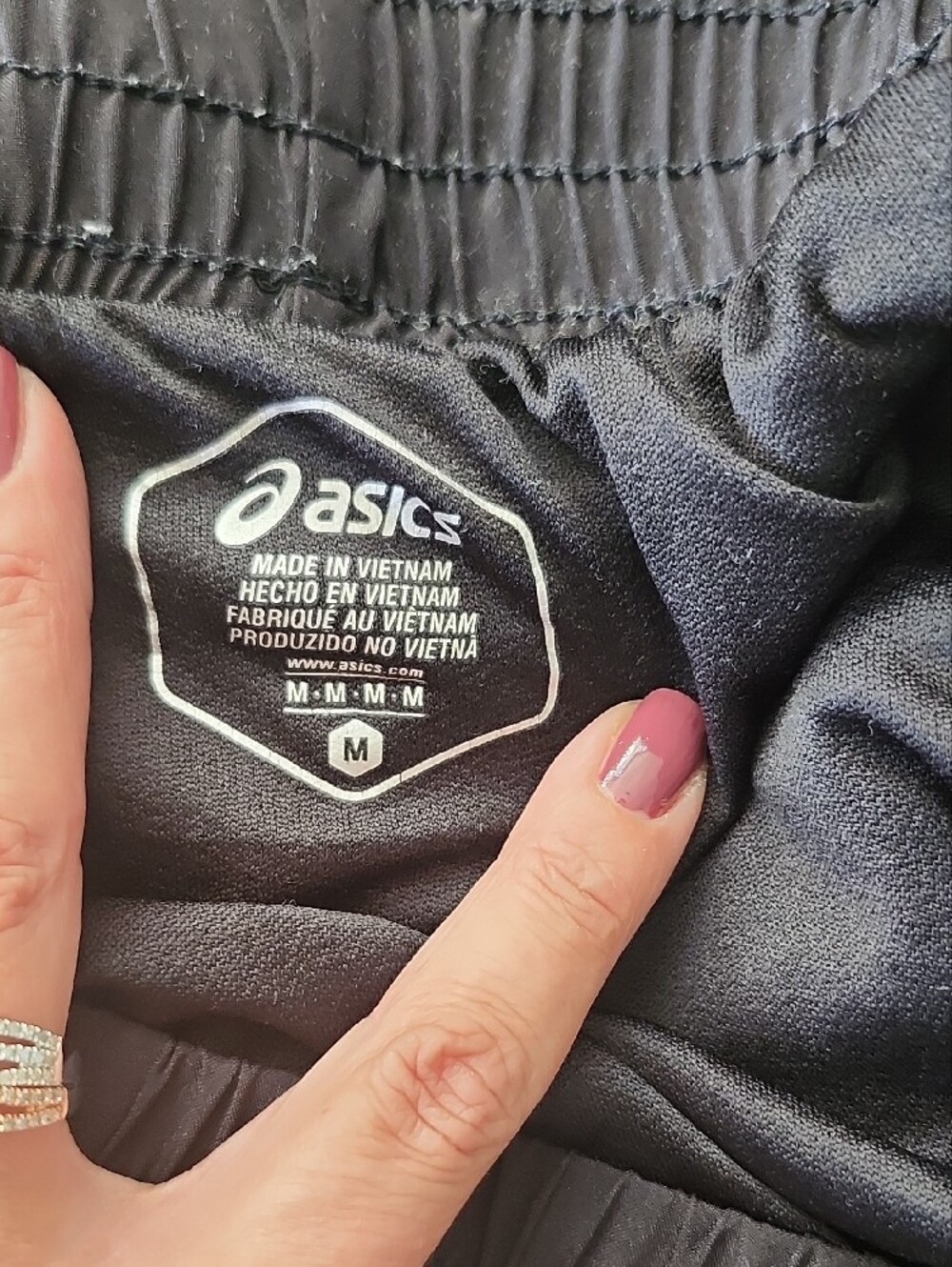ASICS Women's Black Athletic Running Shorts - Picture 6 of 6